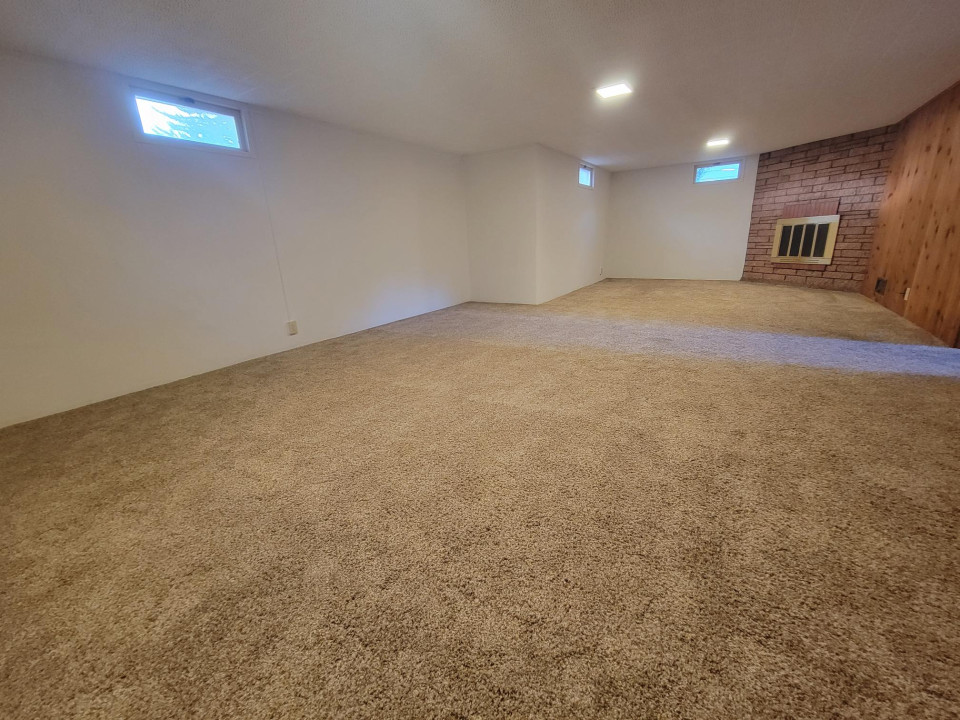 Basement Living Area with ...